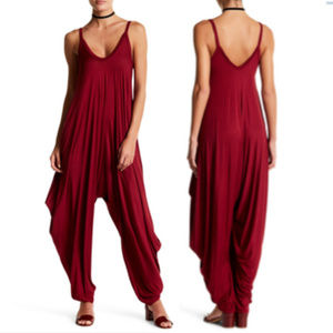 sleeveless drop jumpsuit